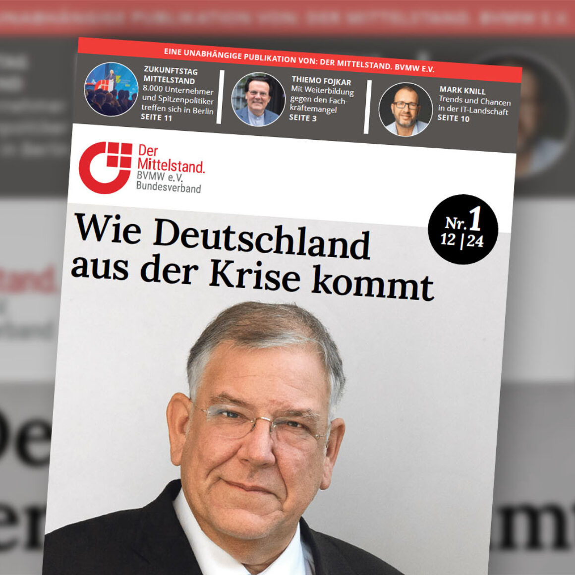 BVMW-Publikation "Wie Deutschland aus der Krise kommt" im Handelsblatt 12.12.2024