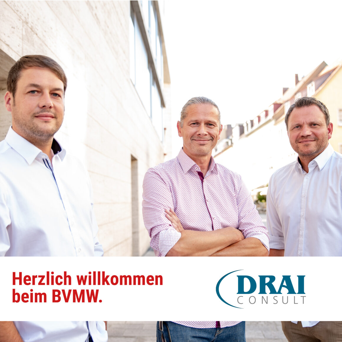 DRAI Geschäftsführer Holger Zorn, Andreas Darlapp und Sebastian Vey