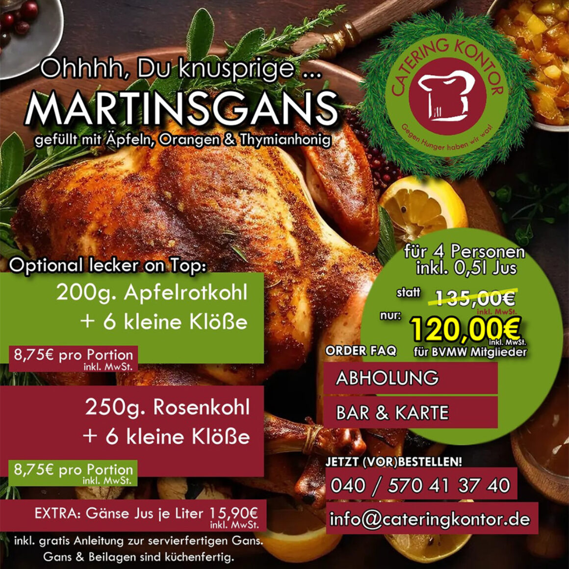 Martinsgans Angebot