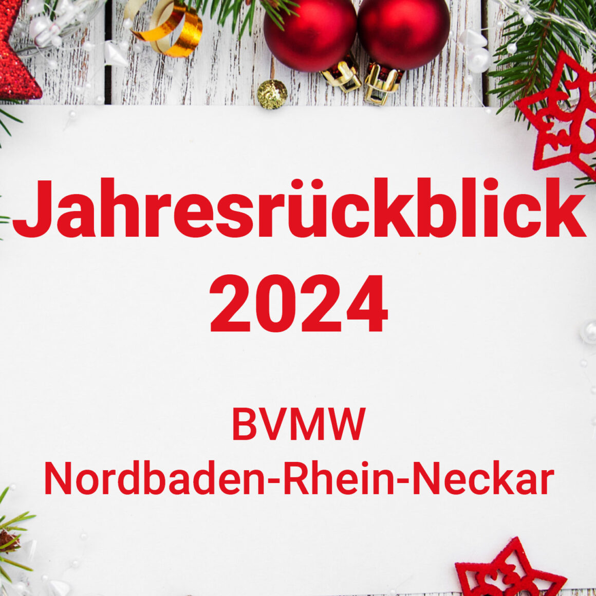 Bild  auf dem Jahresrückblick 2024 steht