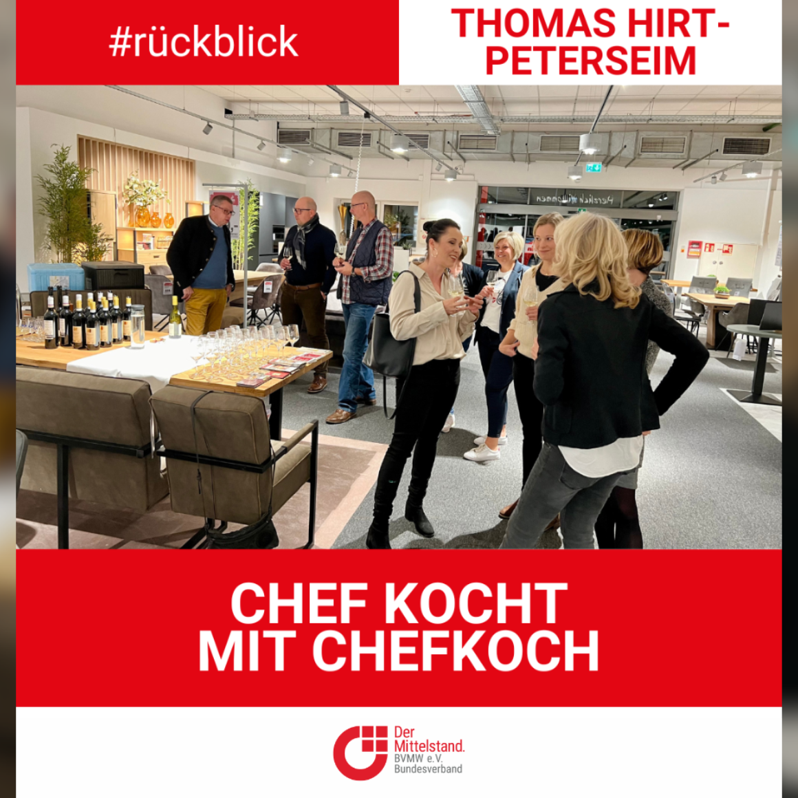 Rückblick Chef kocht mit Chefkoch