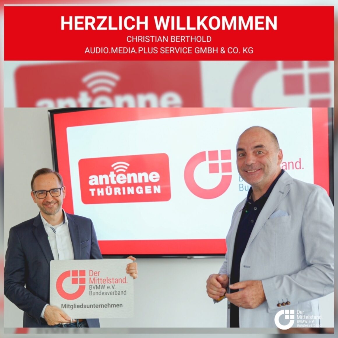 Herzlich Willkommen audio media plus service GmbH Co KG