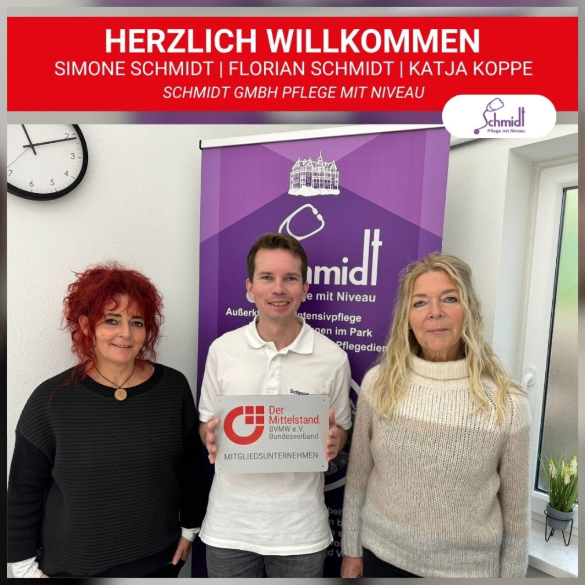 Herzlich Willkommen Schmidt GmbH Pflege mit Niveau