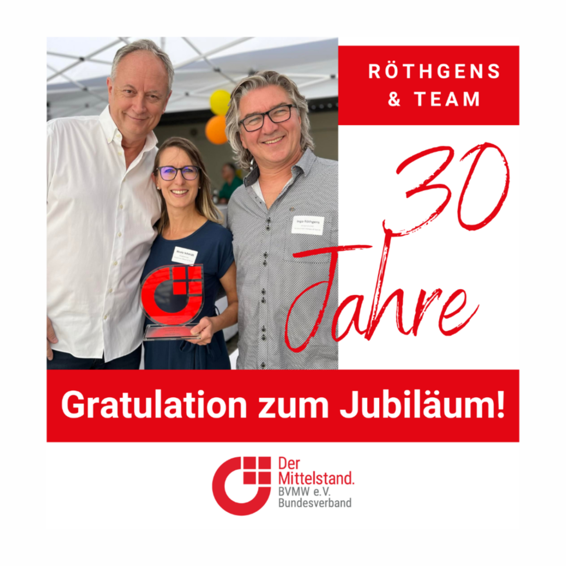 Röthgens Team 30 Jahre Blog