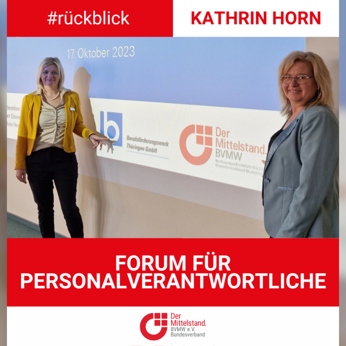 Rückblick Forum für Personal Kathrin Horn